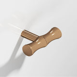 Colonial Bronze - 1.75'' overall, 0.5'' diameter Bamboo, T Cabinet Knob with straight post hand finished in Polished Bronze - Polished Bronze