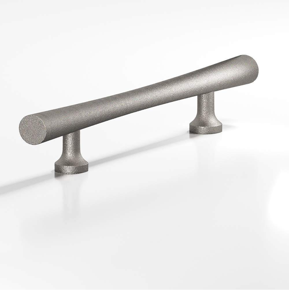 Colonial Bronze - 8'' center-to-center, 15'' overall, 0.75'' max diameter Hourglass Appliance Pull, Door Pull with flared posts hand finished in Frost Nickel - Frost Nickel