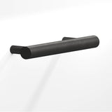 Colonial Bronze - 8'' center-to-center, 10'' overall, 0.5'' diameter Round Cabinet Pull with tapered posts hand finished in Distressed Satin Black - Distressed Satin Black