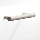 Colonial Bronze - 8'' center-to-center, 10'' overall, 0.5'' diameter Round Cabinet Pull with tapered posts hand finished in Matte Satin Nickel - Matte Satin Nickel