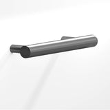 Colonial Bronze - 4'' center-to-center, 6'' overall, 0.5'' diameter Round Cabinet Pull with tapered posts hand finished in Graphite - Graphite