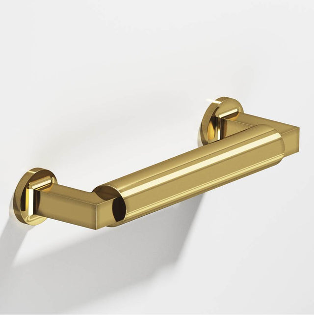 Colonial Bronze - 6'' center-to-center, 6.875'' overall, 0.75'' diameter Gropius-style Cabinet Pull, Door Pull with flared feet hand finished in Antique Bronze and Antique Bronze - Antique Bronze,Antique Bronze