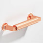 Colonial Bronze - 5'' center-to-center, 5.75'' overall, 0.625'' diameter Gropius-style Cabinet Pull with flared feet hand finished in Satin Copper and Satin Copper - Satin Copper,Satin Copper