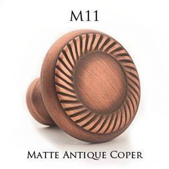 Leather Accented Round Cabinet Pull With Straight Posts, Oil Rubbed Bronze x Royal Hide Dead White Leather