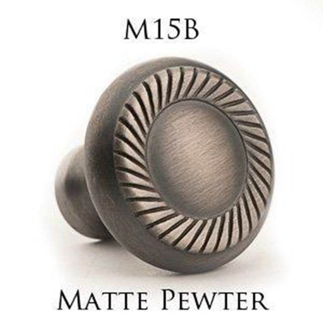 Leather Accented Round Cabinet Knob, Oil Rubbed Bronze x Shagreen Caviar Leather