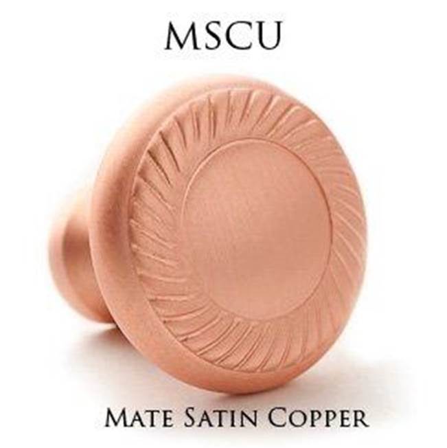 Leather Accented Square, Beveled Cabinet Knob With Straight Post, Matte Satin Black x Pinseal Pitch Brown Leather