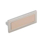 Colonial Bronze - Leather Accented T-Shaped Cabinet Pull, Heritage Bronze x Woven Bitter Chocolate Leather - Heritage Bronze