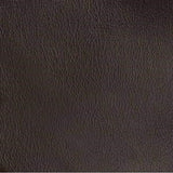 Leather Accented Square Cabinet Knob With Straight Post, Oil Rubbed Bronze x Napoli Pitch Brown Leather