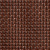 Leather Accented Round Cabinet Pull With Straight Posts, Heritage Bronze x Woven Fudge Leather