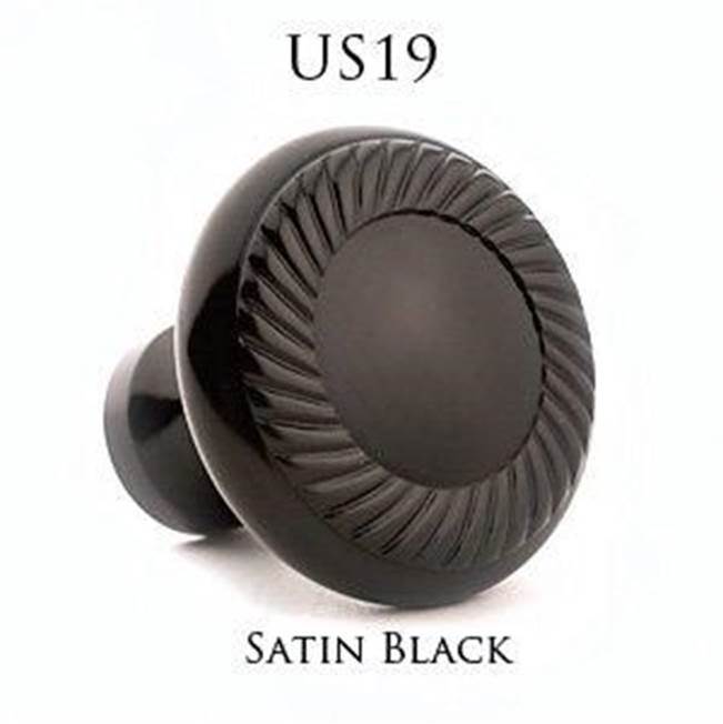Leather Accented Round Cabinet Pull With Straight Posts, Oil Rubbed Bronze x Pinseal Seal Rock Leather