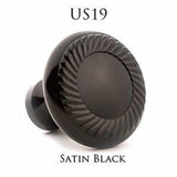 Leather Accented Rectangular, Beveled Cabinet Pull With Straight Posts, Weathered Brass x Wild Boar Pitch Brown Leather
