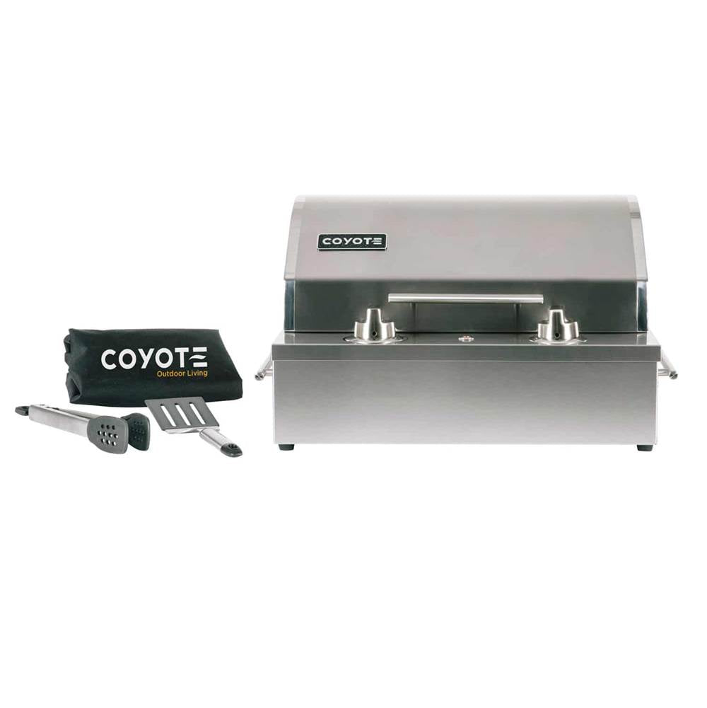 Coyote Outdoor Living - Coyote Single Burner 120V Electric Grill ; INCLUDES COVER AND TOOL SET
