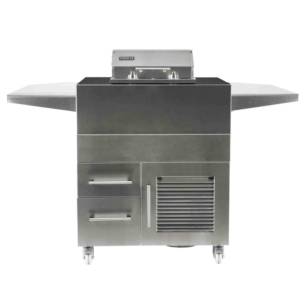 Coyote Single Burner 120V Electric Grill ; INCLUDES COVER AND TOOL SET
