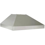 42'' W X 30'' D Chimney Hood - Must Purchase Blower Separately