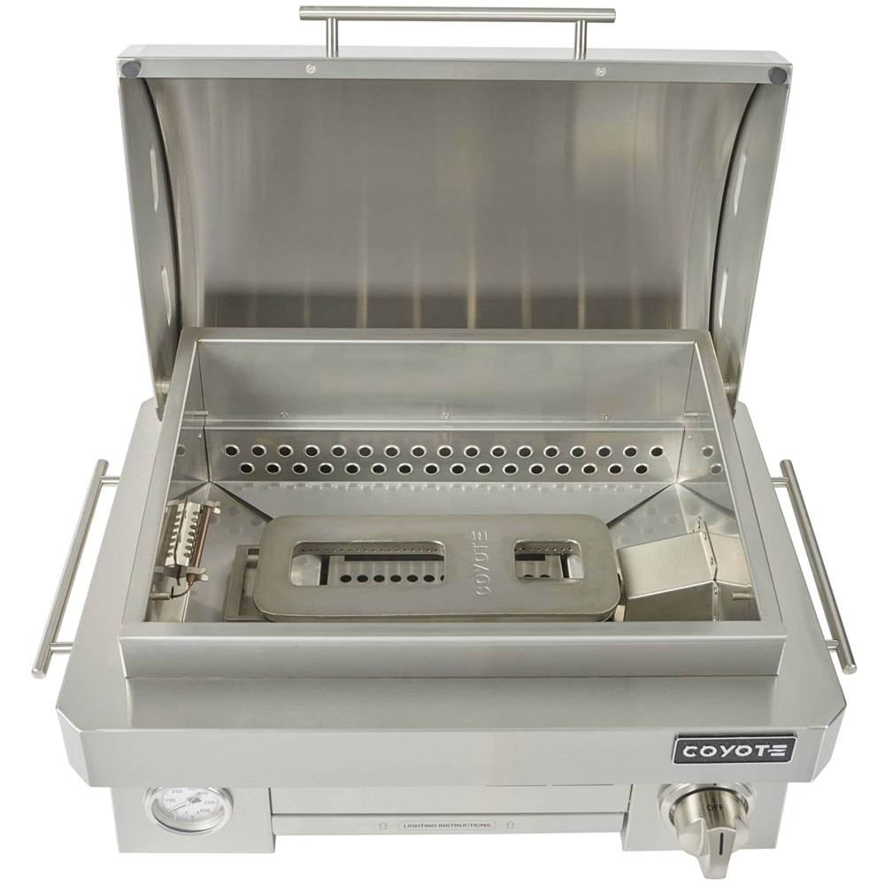 Coyote Portable Grill; Infinity burner up to 20,000 btu; LP Gas Only