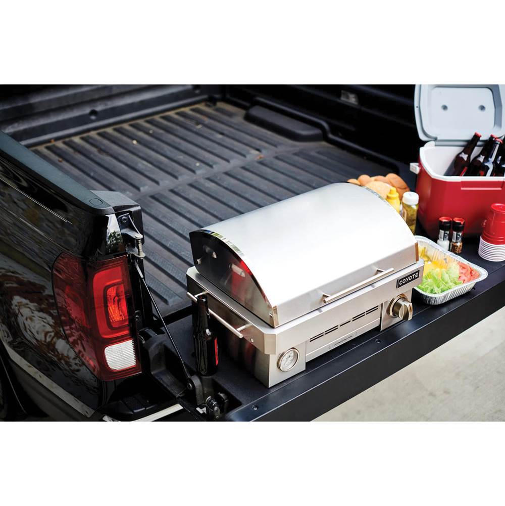 Coyote Portable Grill; Infinity burner up to 20,000 btu; LP Gas Only