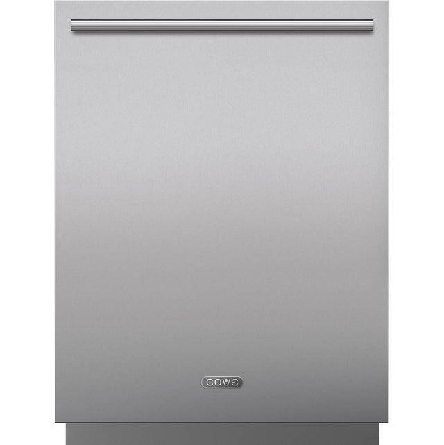 Cove - 60 cm Door Panel, Stainless, Tube Handle, 4'' Toe Kick