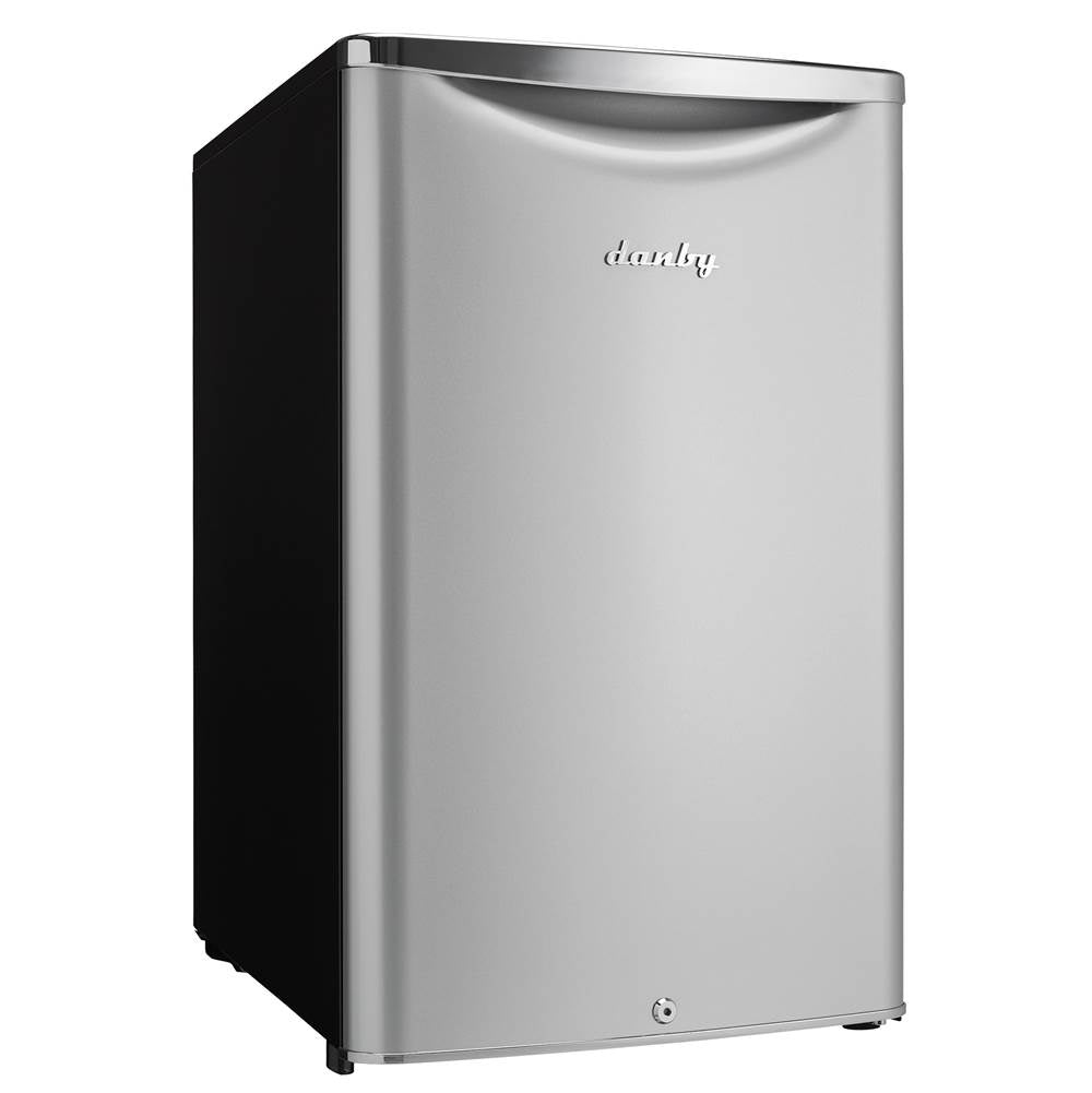 Danby - Compact Refrigerator - Iridium Silver Steel