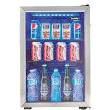 Danby - Beverage Center - Black,Stainless Steel