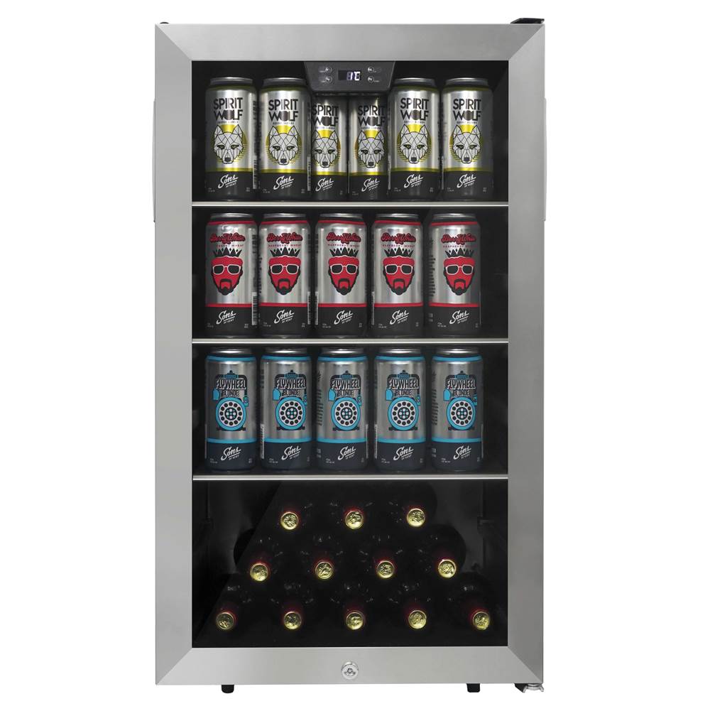 Danby - Beverage Center - Black,Stainless Steel