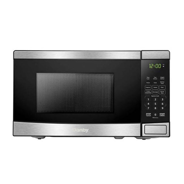 Danby - Countertop Microwave - Black,Stainless Steel
