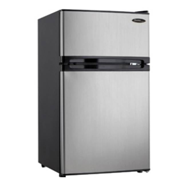 Danby - Compact Refrigerator - Black,Stainless Steel
