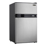 Danby - Compact Refrigerator - Black,Stainless Steel