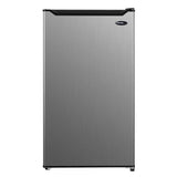 Danby - Compact Refrigerator - Black,Stainless Steel