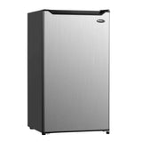Danby - Compact Refrigerator - Black,Stainless Steel