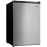 Danby - Compact Refrigerator - Black,Stainless Steel