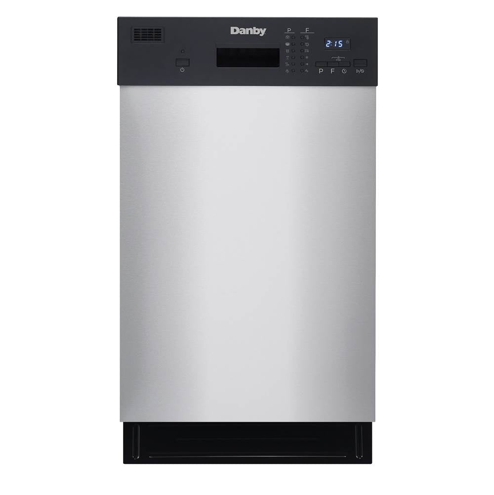 Danby - Built-In Dishwasher - Black,Stainless Steel