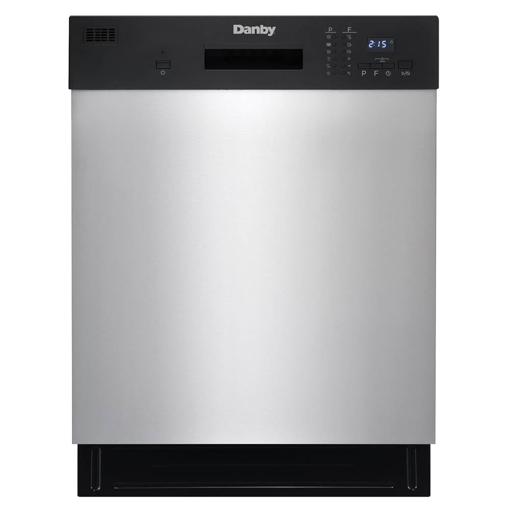 Danby - Built-In Dishwasher - Black,Stainless Steel