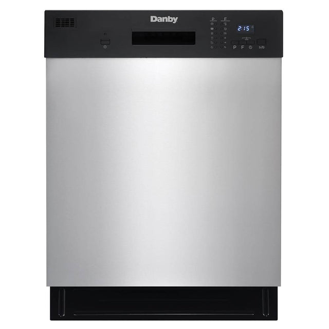 Danby - Built-In Dishwasher - Black,Stainless Steel