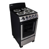 Danby - Electric Coil Range - Black,Stainless Steel