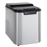 Danby - Portable Ice Maker - Black,Stainless Steel