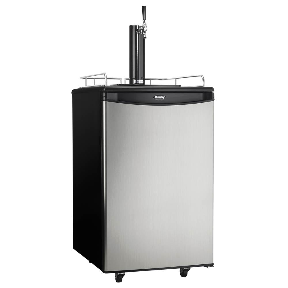 Danby - Kegerator - Black,Stainless Steel