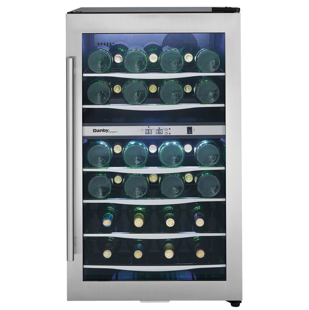 Danby - Wine Cooler - Black,Stainless Steel