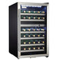 Danby - Wine Cooler - Black,Stainless Steel