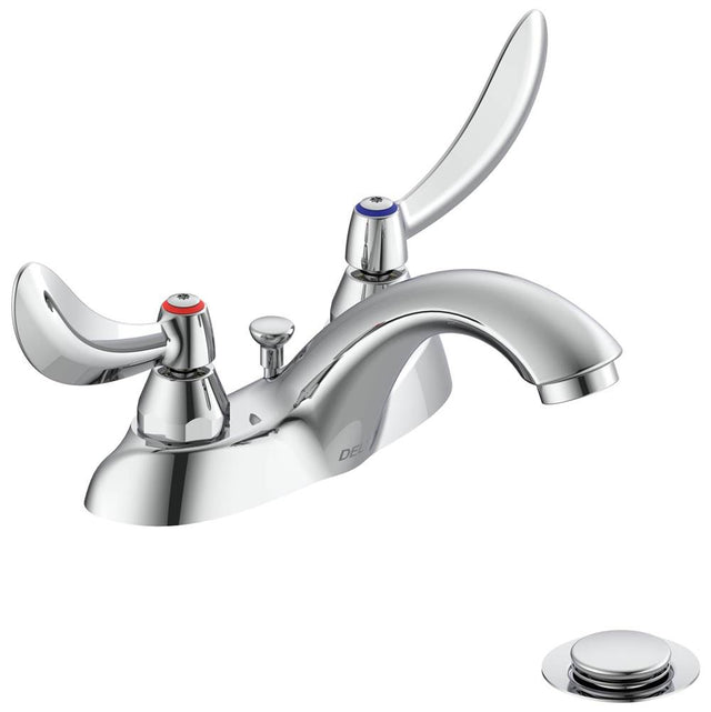 Delta Commercial - Commercial 21C: Two Handle Centerset Bathroom Faucet - Chrome