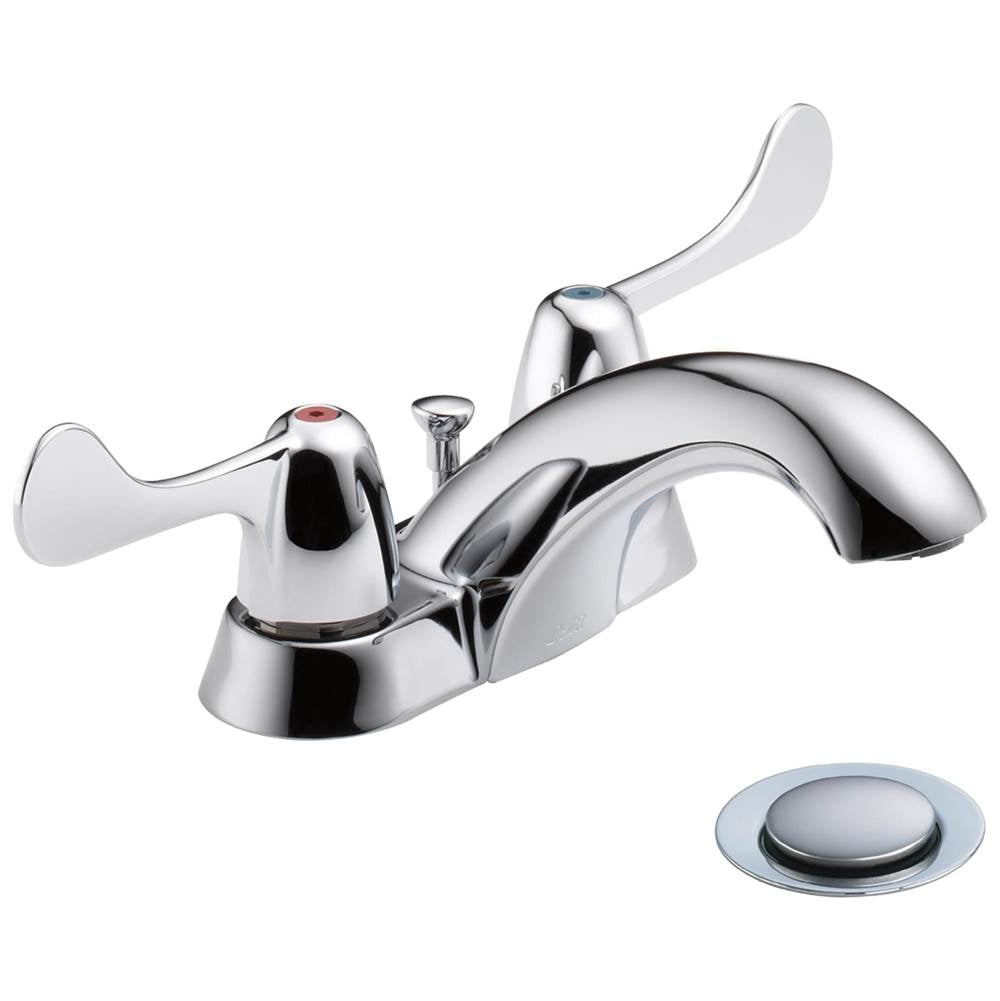 Delta Commercial - Commercial HDF: Two Handle Centerset Commerical Lavatory Faucet - Chrome