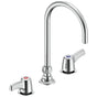 Delta Commercial - Commercial 27C1 / 27C2: Two Handle 8'' Below Deck Mount Faucet - Chrome