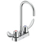 Delta Commercial - Commercial 27C4 / 27C5 / 27C6: Two Handle 4'' Deck Mount Faucet - Chrome