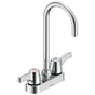 Delta Commercial - Commercial 27C4 / 27C5 / 27C6: Two Handle 4'' Deck Mount Faucet - Chrome