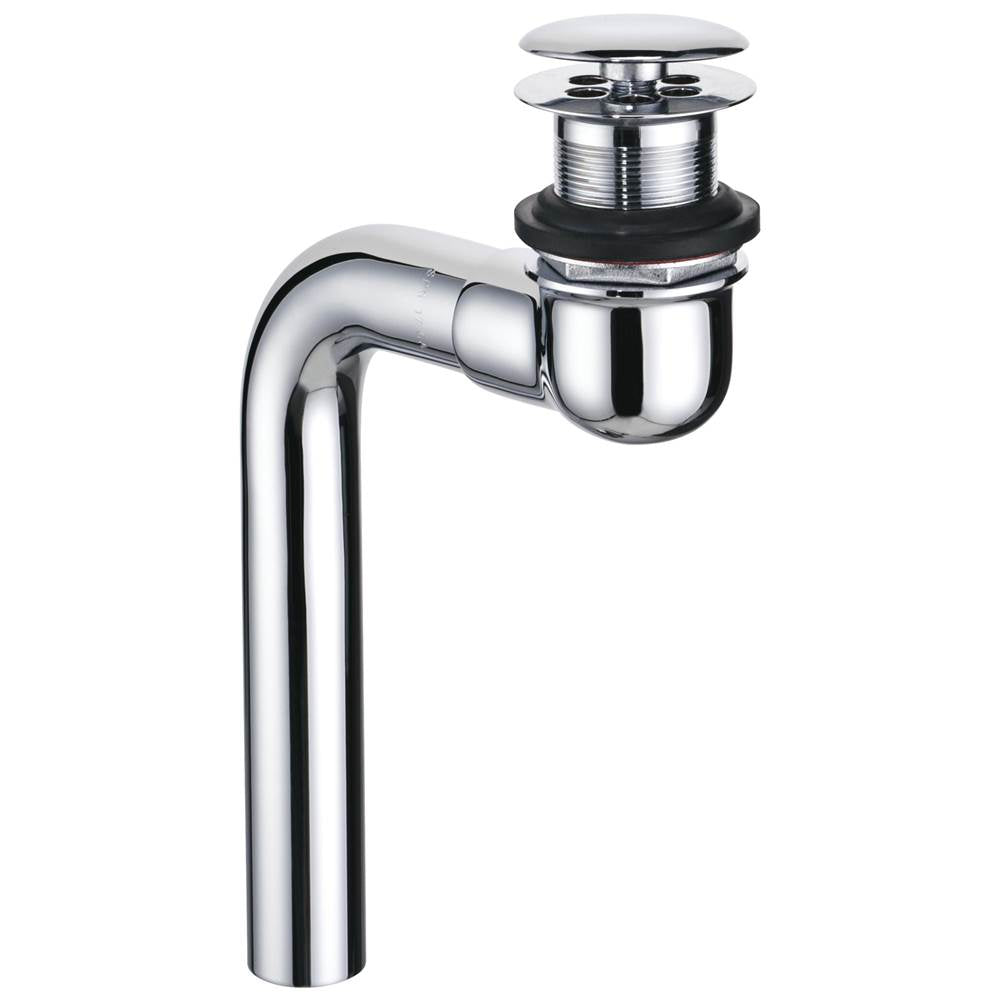 Delta Commercial - Commercial 33T: Offset Hooded Open Grid Strainer - Chrome
