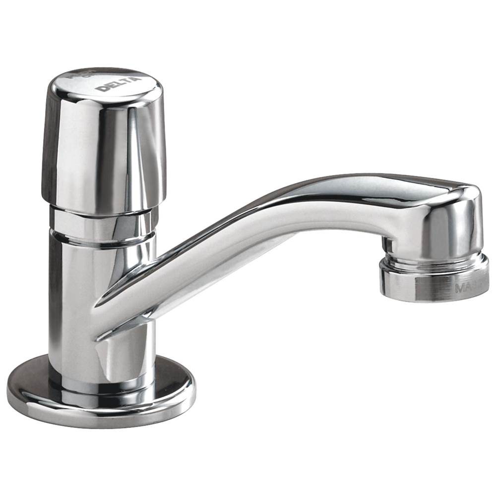 Delta Commercial - Commercial HDF: Single Handle Metering Faucet - Chrome