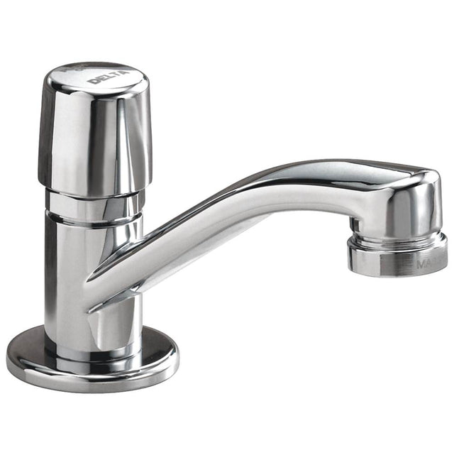 Delta Commercial - Commercial HDF: Single Handle Metering Faucet - Chrome
