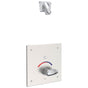 Delta Commercial - Commercial 860T: Electronic Shower Trim with Push Button Activator- Hardwire - Chrome