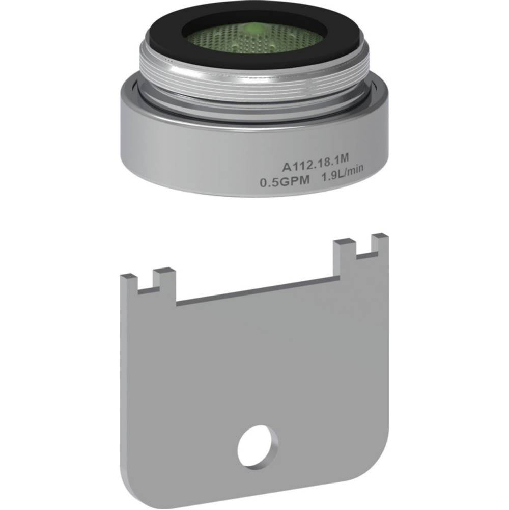Delta Commercial - Commercial Instit Parts: VR Male 0.5 Laminar Outlet - Chrome