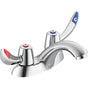 Delta Commercial - Commercial 21C: Two Handle Centerset Bathroom Faucet - Less Pop-Up - Chrome