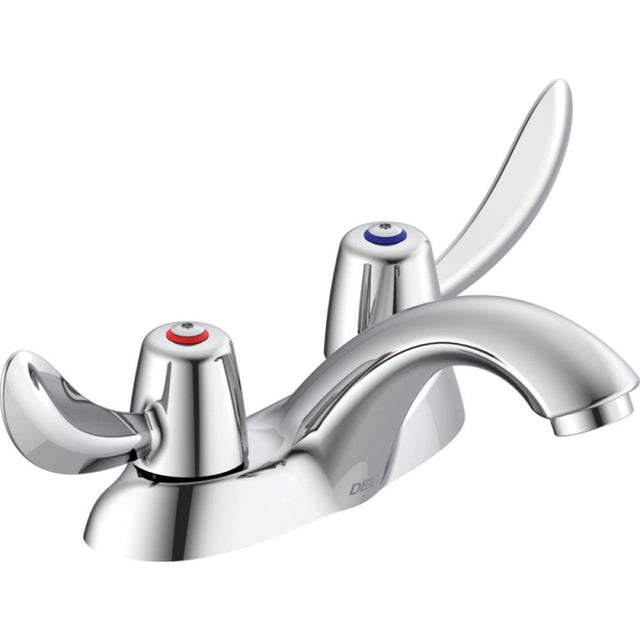 Delta Commercial - Commercial 21C: Two Handle Centerset Bathroom Faucet - Less Pop-Up - Chrome